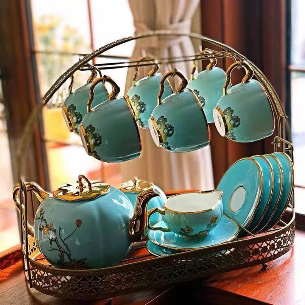 Piscepio Mug Holder Coffee Mug Rack Coffee Cup Holder Stand Dishes Organizer Wrought Iron Mug Drainer Storage Drying Rack for Counter Cabinet Table Kitchen Restaurant Office (Gold A)