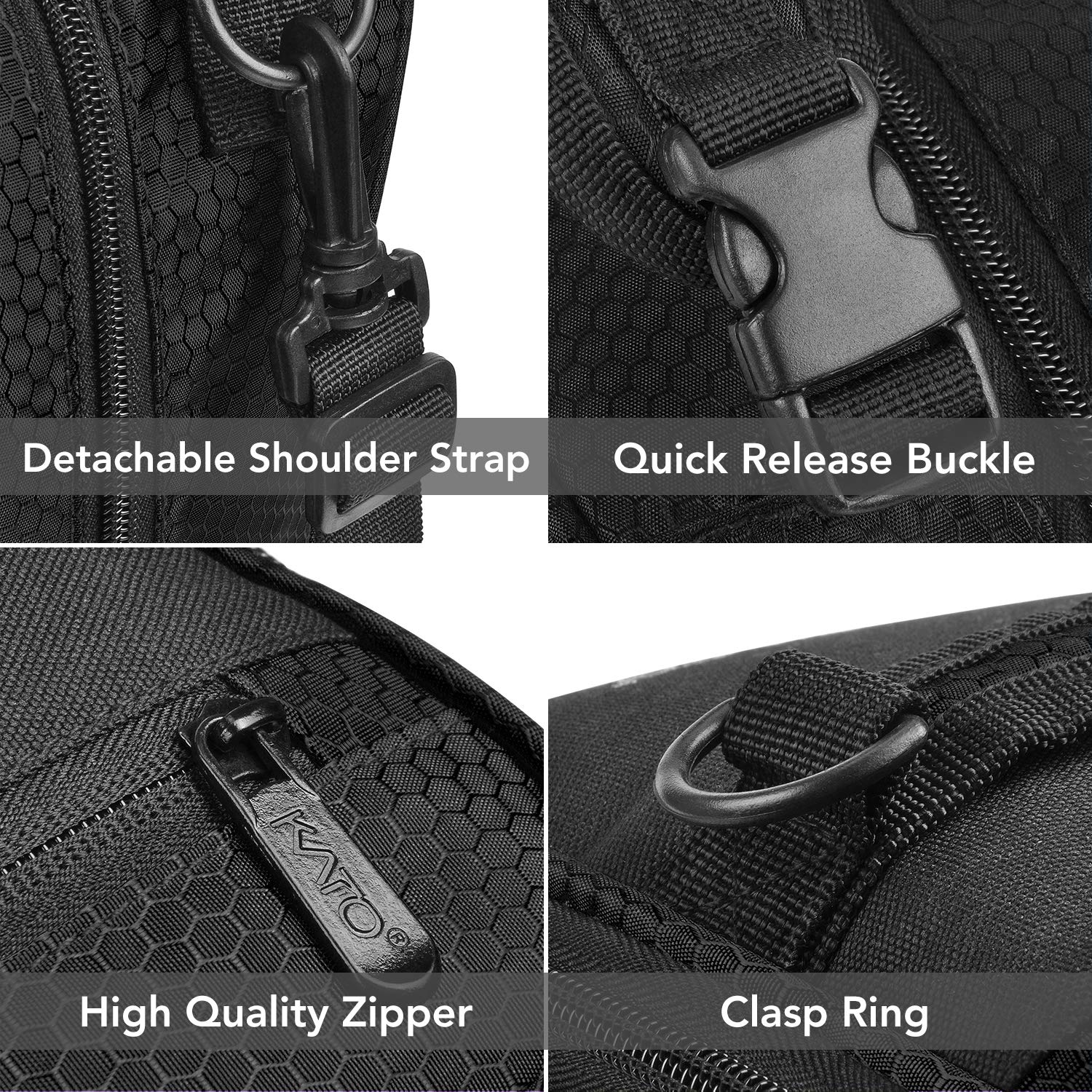 Tirrinia Expandable Insulated Lunch Bag, Leakproof Flat Lunch Cooler Tote with Shoulder Strap for Men and Women, Suitable for Work & Office, Black