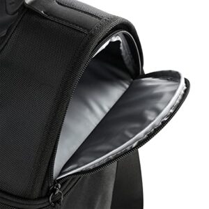 Igloo 16-Can Dual Compartment Insulated Gripper Lunch Bag,Charcoal Black