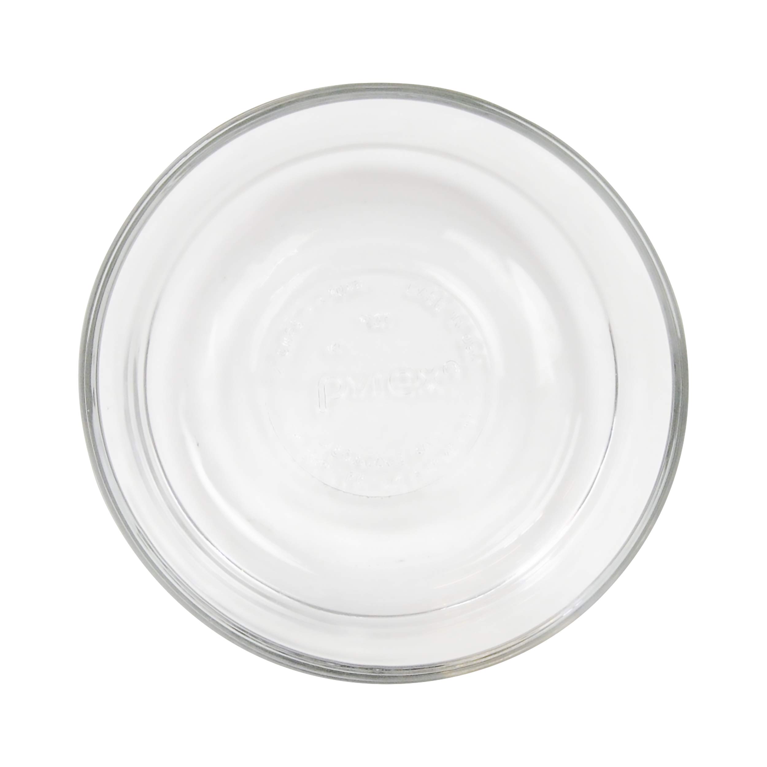 Pyrex (6) 7200 2 Cup Glass Dishes & (6) Pyrex 7200-PC 2 Cup Orange Lids