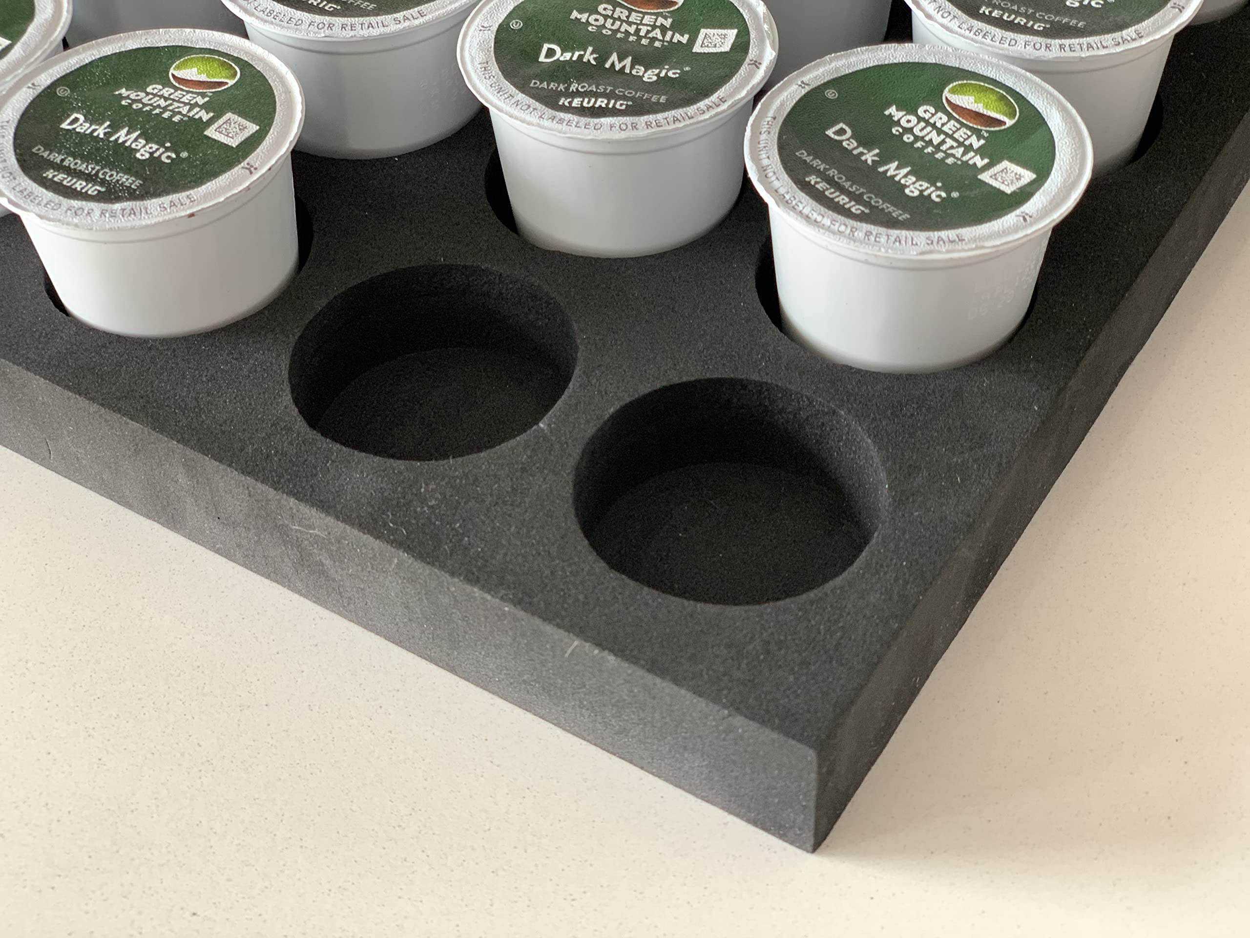 Coffee Pod Storage Tray, Organizer Compatible with Keurig K Cup For Drawer or Countertop 35 Pod Capacity