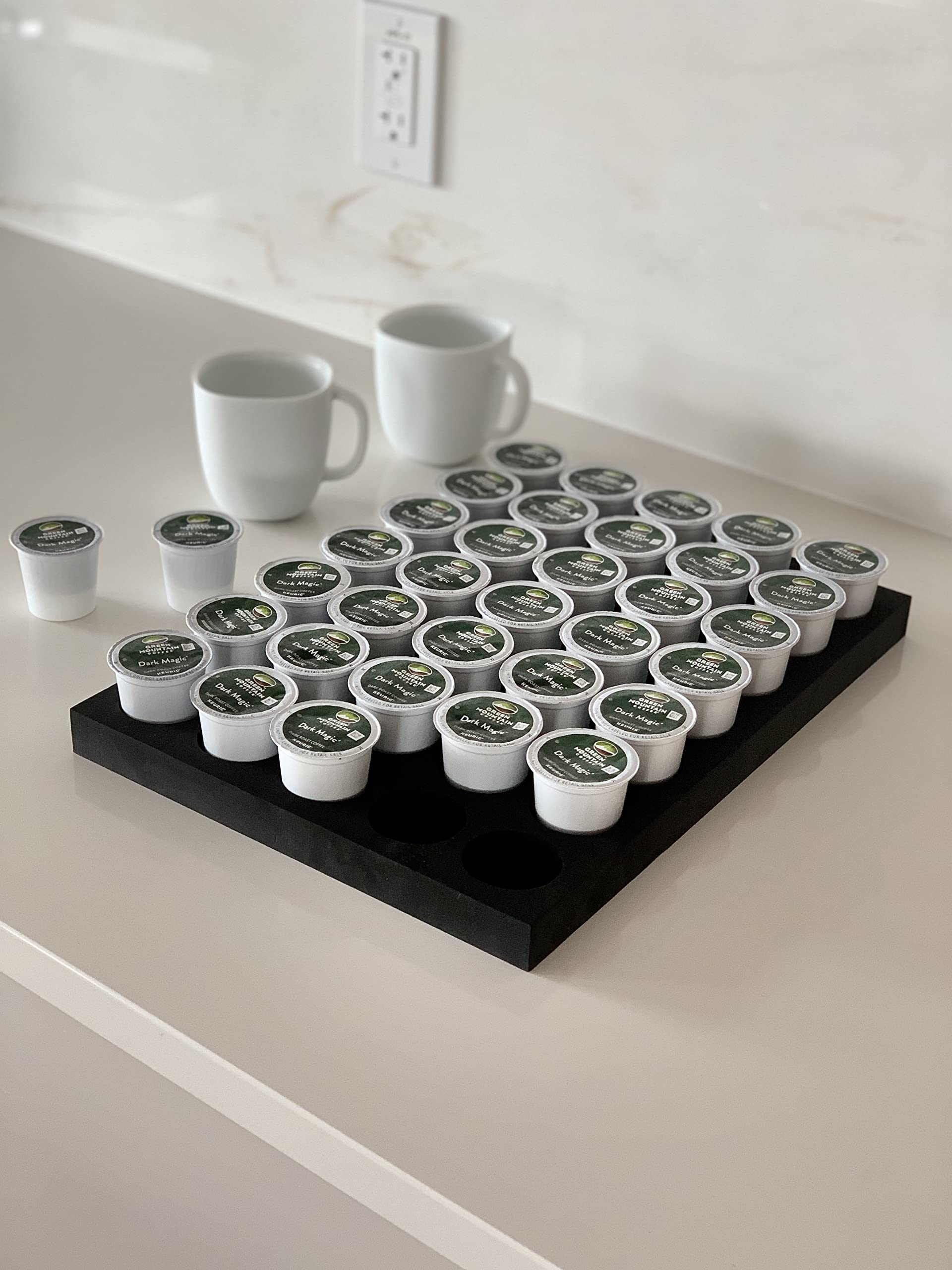 Coffee Pod Storage Tray, Organizer Compatible with Keurig K Cup For Drawer or Countertop 35 Pod Capacity