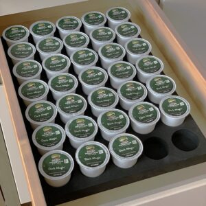 Coffee Pod Storage Tray, Organizer Compatible with Keurig K Cup For Drawer or Countertop 35 Pod Capacity