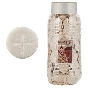 bread of life altar bread white hosts, 1 1/8 inch, 1000 pieces