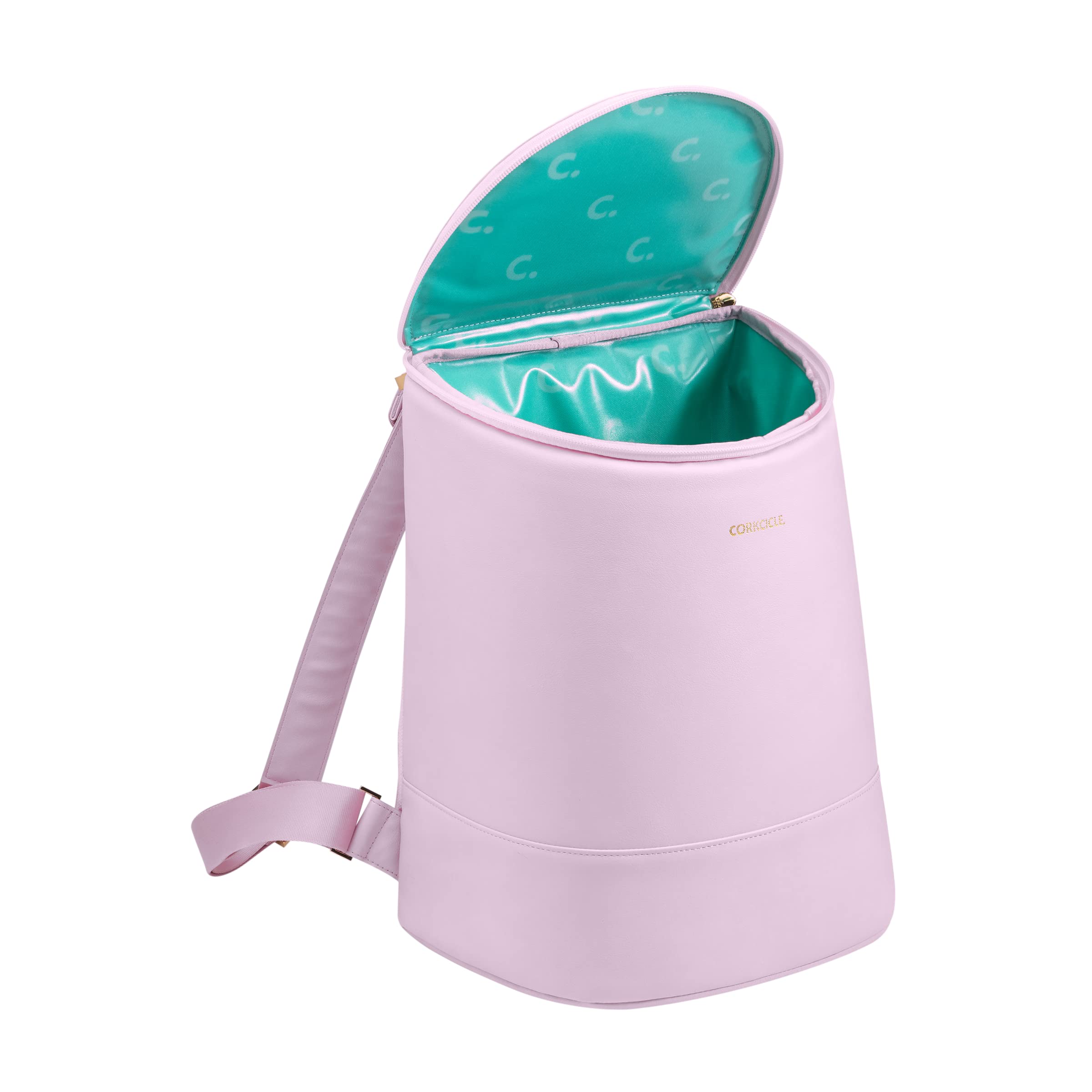 Corkcicle EOLA Soft Cooler Backpack, Rose Quartz, Waterproof and Leak Proof Insulated Bag, Perfect for Wine, Beer, and Ice Packs, Camping Cooler, Hiking Cooler, Beach Cooler