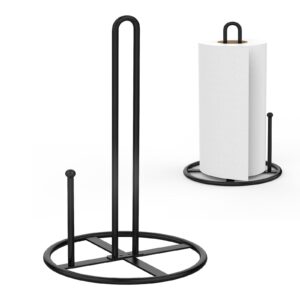 paper towel holder-black kitchen roll holder for kitchen roll organize