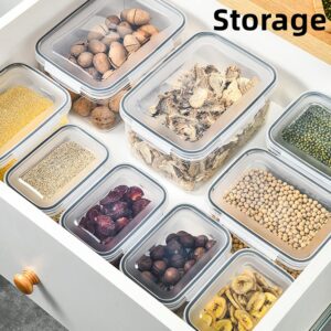 5 PCS Large Fruit Containers for Fridge,Leakproof Food Storage organizer with lids Removable Colander,BPA-Free Produce saver Bins for refrigerator Keep Fruits Vegetables Berry Meat Fresh longer