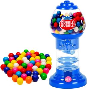 playo 7.5" spiral gumball machine toy - spiral style - kids twirling style candy dispenser - birthday parties, novelties, party favors & supplies - gumballs included (blue)