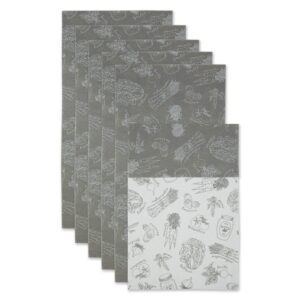 dii fridge liner collection non-adhesive, cut to fit, gray market, 12x24, 6 piece