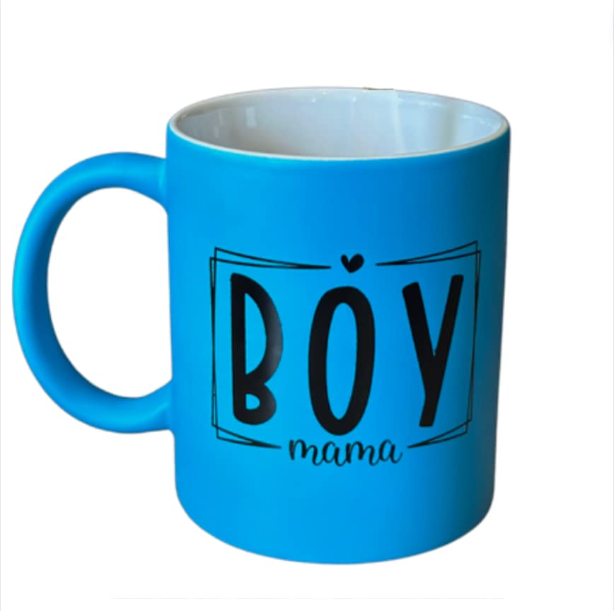 #BOYMOM | Boy Mom | 11 OZ Matte Custom Boy Mama Coffee Mug - Mom Mug - New Mom Cup Mother of Boys Wine Tumbler Best Mom Coffee Mug Tumbler