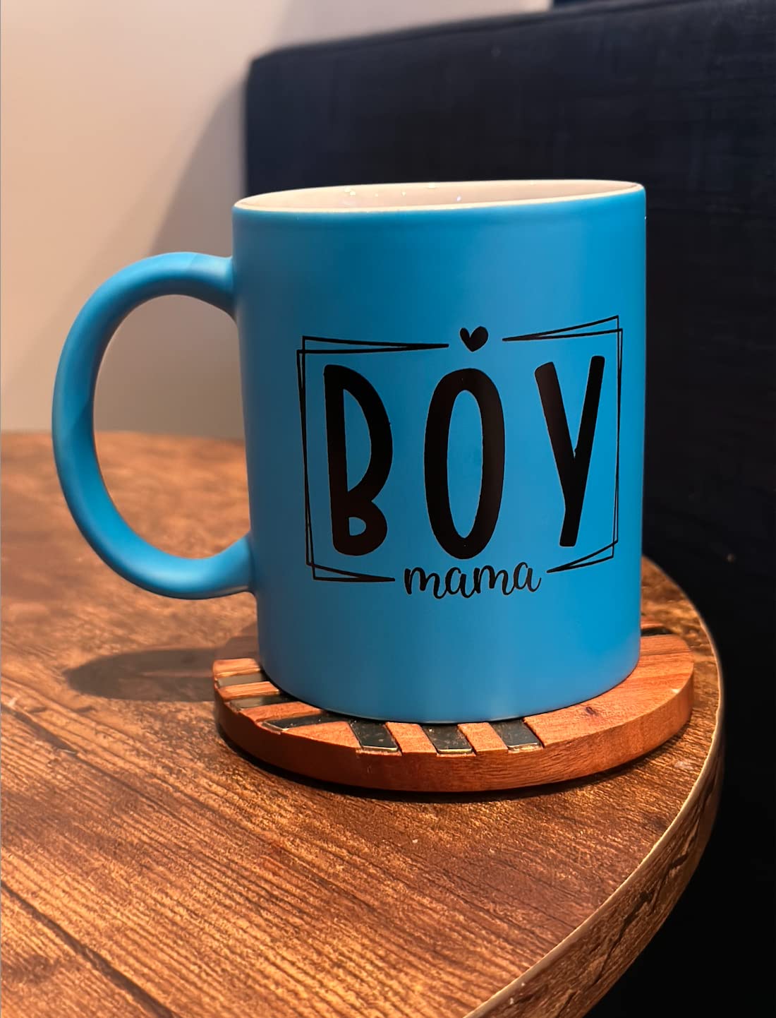 #BOYMOM | Boy Mom | 11 OZ Matte Custom Boy Mama Coffee Mug - Mom Mug - New Mom Cup Mother of Boys Wine Tumbler Best Mom Coffee Mug Tumbler