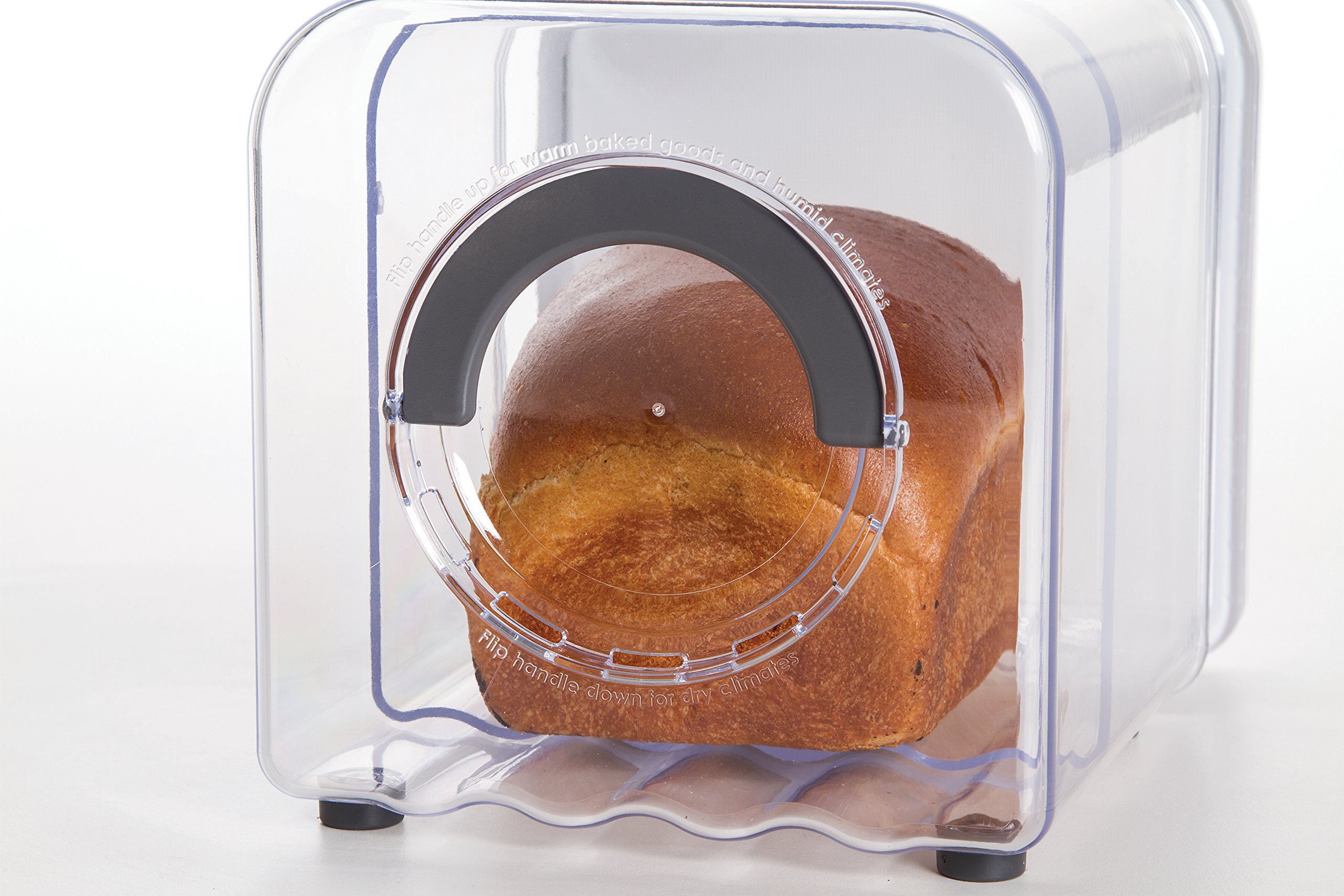 Prepworks by Progressive Bread ProKeeper, PKS-800 Adjustable Air Vented Bread Storage Container, Expandable Bread Holder