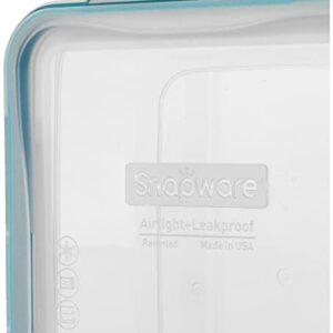 Snapware Total Solution 20-Pc Plastic Food Storage Containers Set, 8.5-Cup, 5.5-Cup, 4-Cup, 3-Cup, and 1.2-Cup Meal Prep Containers, BPA-Free Lids with Locking Tabs