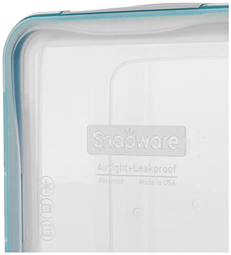 Snapware Total Solution 20-Pc Plastic Food Storage Containers Set, 8.5-Cup, 5.5-Cup, 4-Cup, 3-Cup, and 1.2-Cup Meal Prep Containers, BPA-Free Lids with Locking Tabs