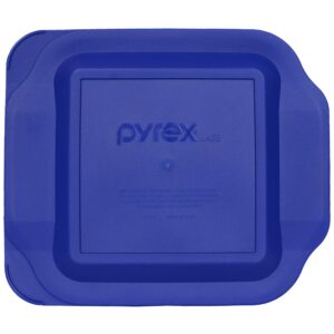 pyrex 222-pc 2qt blue replacement food storage lid made in the usa (will not fit the easy grab dish c-222)