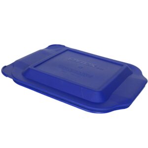 Pyrex 222-PC 2qt Blue Replacement Food Storage Lid Made in The USA (Will NOT fit the Easy Grab Dish C-222)