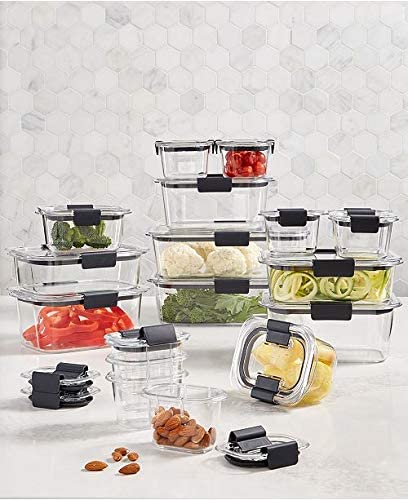 Rubbermaid Storage container set, Clear