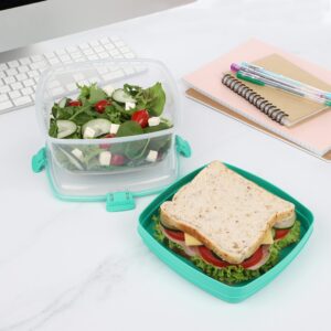 Sistema 1.63L Salad & Sandwich, 1.63 L, Assorted Colours