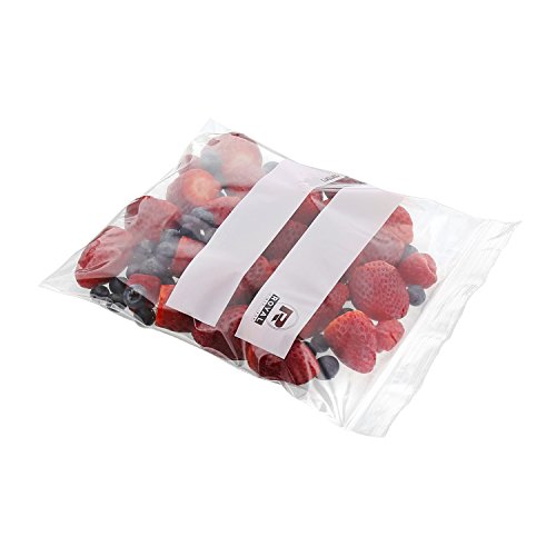 Royal Double Zipper Quart Bags, 7" x 8", Package of 500