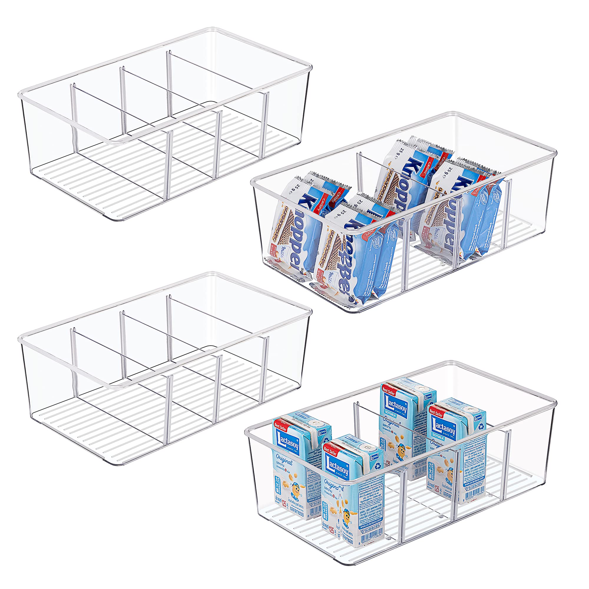 Vtopmart 24pcs Airtight Food Storage Containers with Lids and 4 Pack Pantry Organization and Storage