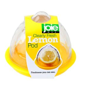 msc international comin16ju031535 joie clearly fresh airtight lemon keeper storage container pod