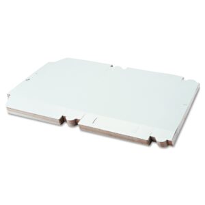 Southern Champion Tray 1029 Premium Clay Coated Kraft Paperboard White Non-Window Sheet Cake and Utility Box, 19" Length x 14" Width x 4" Height, 1/2 Sheet (Case of 50)