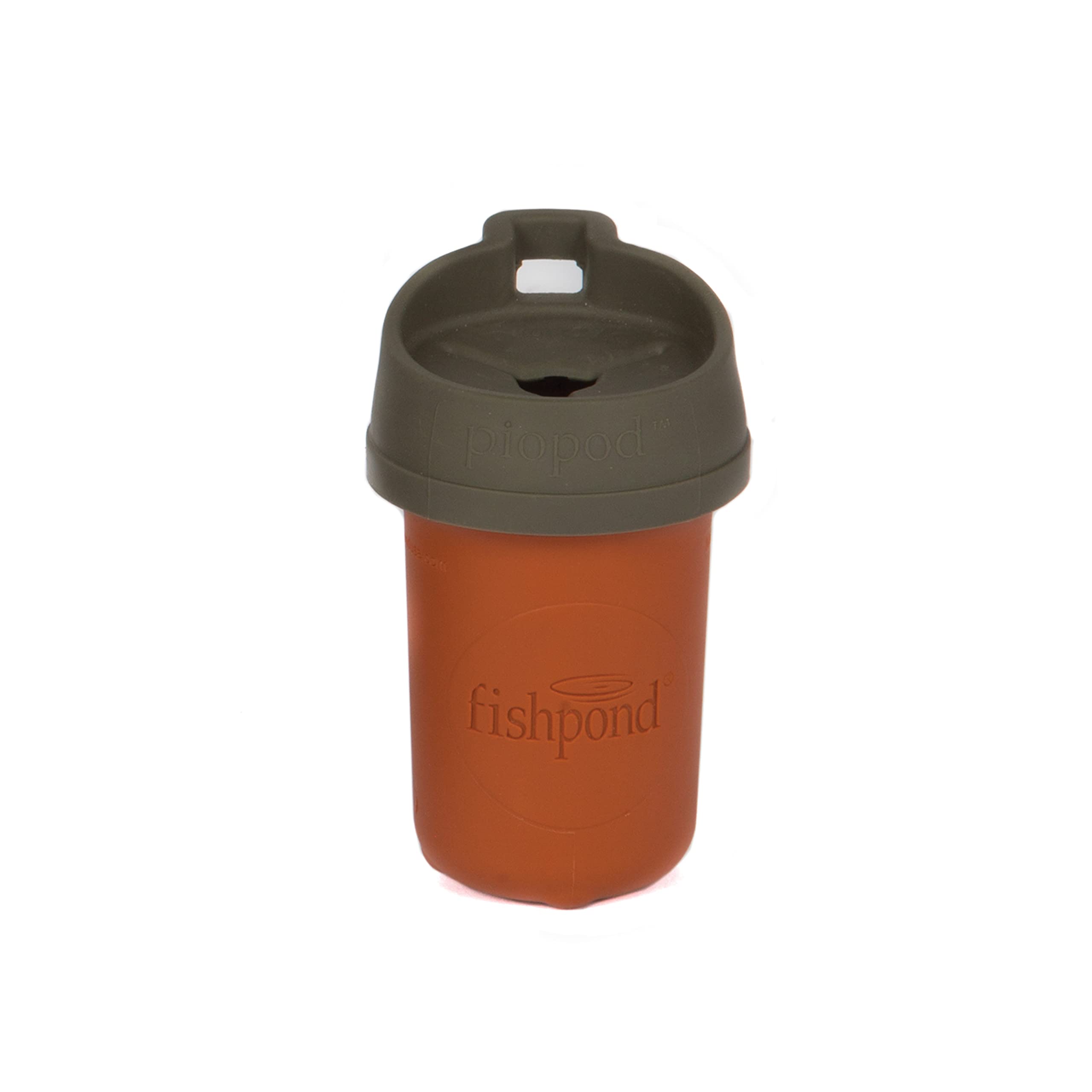 fishpond PIOPOD Microtrash Container | Pack It Out Streamside Waste Container (Cutthroat Orange)