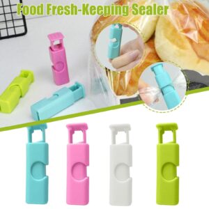 Tsugar Bread Bag Clips, Bread Bag Seal Clip Reusable Easy Squeeze & Lock for Snack Food Bread Bag, Strong Moistures-Proof Fresh-Keeping Sealing Clip