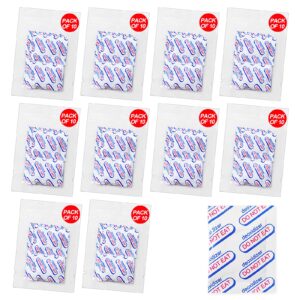 auhanth 100 Packs 100CC Oxygen Absorbers (10 Packs of 10), Food Grade Oxygen Absorbers for Long Term Food Storage in Vacuum Bag, Applicable to Mason Jars, Vacuum Storage Bags