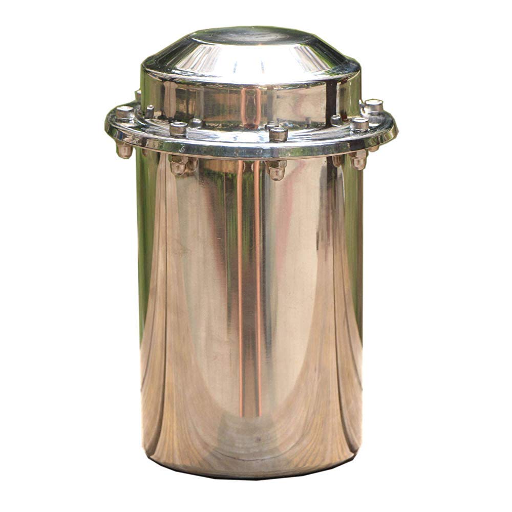 Peiyu 7.9" Stainless Steel Time Capsule Waterproof Anti-Corrosion Container Gift for Future