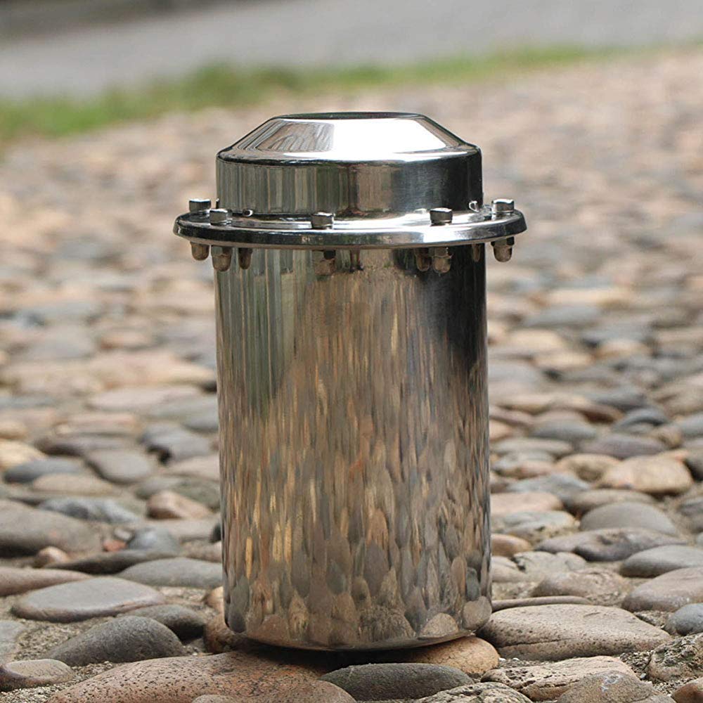 Peiyu 7.9" Stainless Steel Time Capsule Waterproof Anti-Corrosion Container Gift for Future