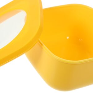Kichvoe 4.7 * 2.5'' Sliced Cheese Container for Fridge Plastic Storage Containers with Lid Butter Cheese Slice Storage Box for Food Storage-S