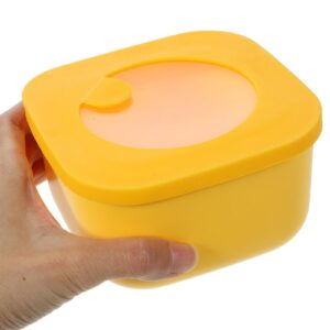 Kichvoe 4.7 * 2.5'' Sliced Cheese Container for Fridge Plastic Storage Containers with Lid Butter Cheese Slice Storage Box for Food Storage-S