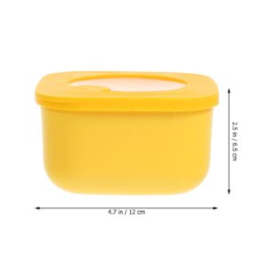 Kichvoe 4.7 * 2.5'' Sliced Cheese Container for Fridge Plastic Storage Containers with Lid Butter Cheese Slice Storage Box for Food Storage-S