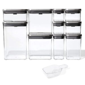 oxo steel 12-piece pop container set