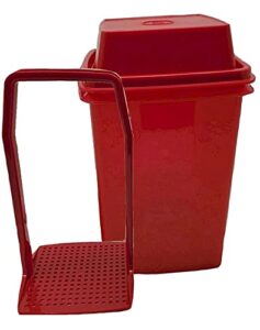 tupperware large square 2 quart pick a deli container in red