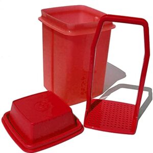 Tupperware Large Square 2 Quart Pick a Deli Container in Red