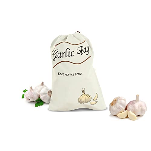 Dependable Industries Inc. Essentials 3 pack Onion Potato & Garlic Storage Bags Keeps Fresher Longer Drawstring Closure Side Zipper Blackout Interior