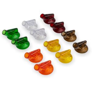 Carlisle FoodService Products Stor N' Pour Bottle Spouts Pour Spouts for Bar, Kitchen, And Restaurants, Plastic, 1.5 X 1.5 X 1.25 Inches, Assorted Colors, (Pack of 12)