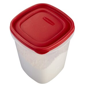 Rubbermaid Easy Find Lids Food Storage Containers, Racer Red, 6-Piece Set