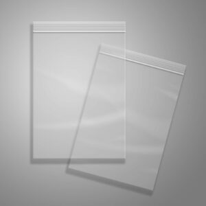 imailer - 1000 pcs- 5" x 7" clear small zip bag - reclosable zip plastic poly bags 2 mil with resealable lock seal zipper for a2 a4 a6 cards & envelopes, bakery, cookies, sandwich