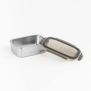 CUITISAN SIGNATURE RECTANGLE AIRTIGHT CONTAINER NO. 7 47.3oz, STAINLESS STEEL FOOD CONTAINER, WATERPROOF, MICROWAVE and DISHWASHER AVAILABLE