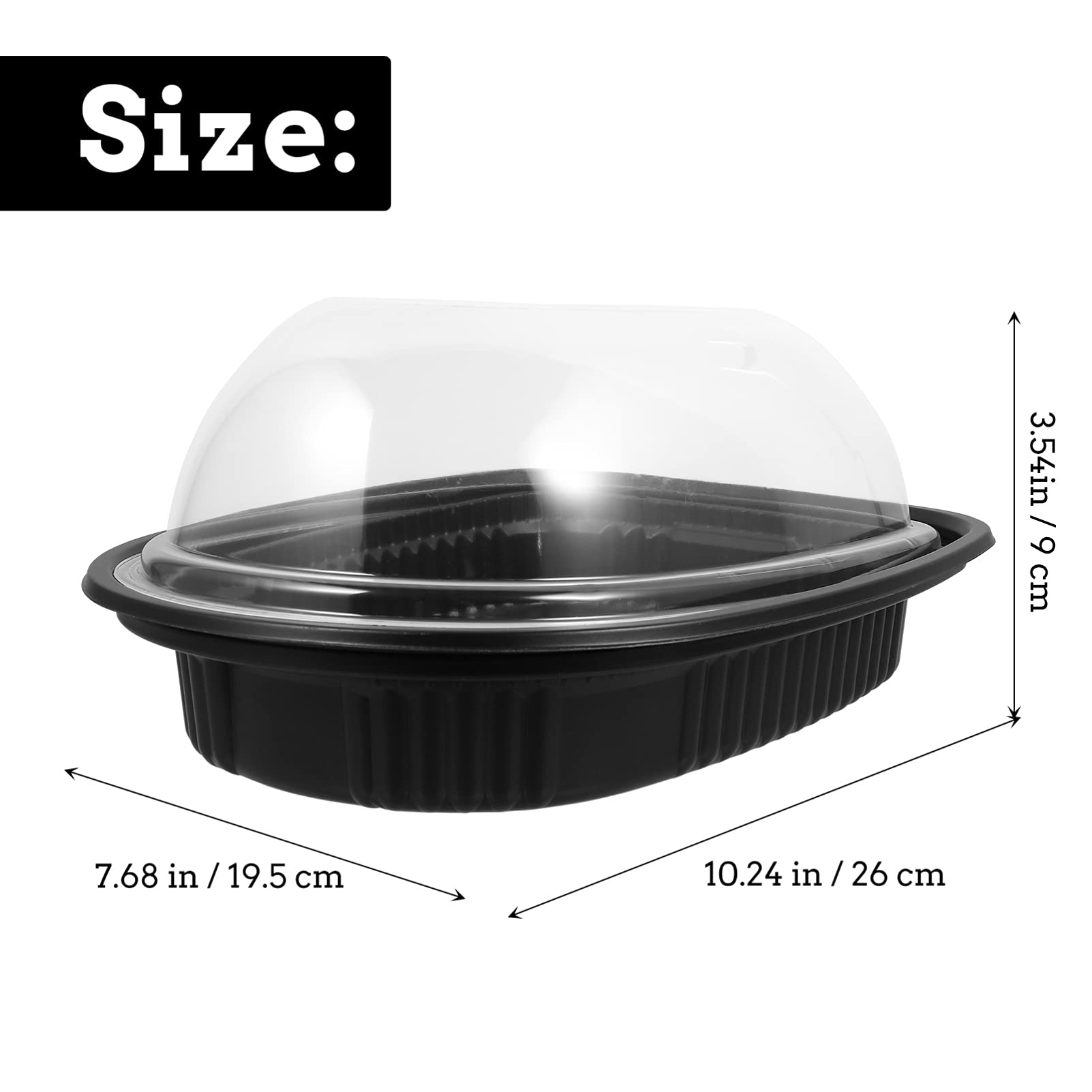 Meal chicken roaster container Prep Boxes Rectangular Turkey Roast Chicken Roast Duck Boxes Carrier Take Out Food Containers Meal Storage Containers For Cake Roast Chicken Duck fried chicken box 10Pcs