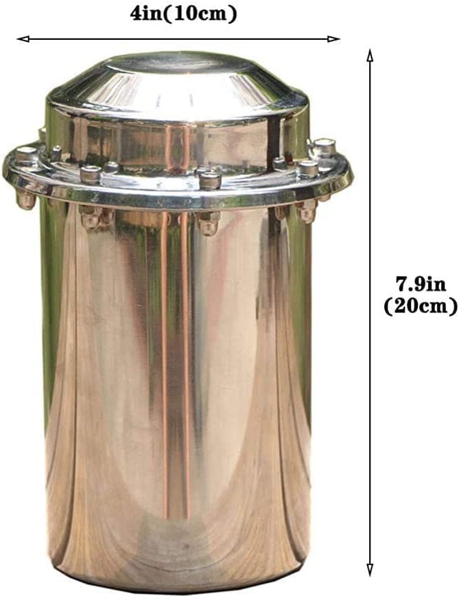 Time Capsule (Vertical) Anti-Corrosion Waterproof Stainless Steel Capsule Container Durable for Future Graduation Gift
