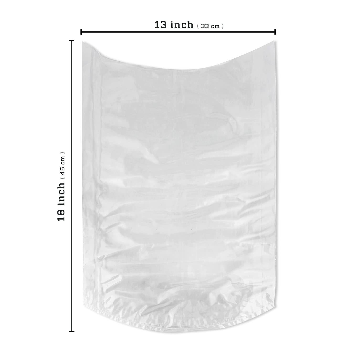 Rural365 Shrink Wrap Poultry Bags 25ct - Chicken Heat Dip Shrinking Wrap Storage Bag, 13 x 18 Inch with Steel Straw