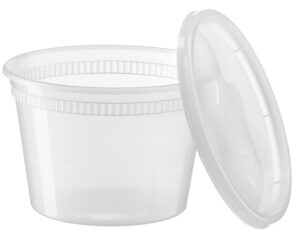 home deli food storage containers with lid (36, 16 ounce)