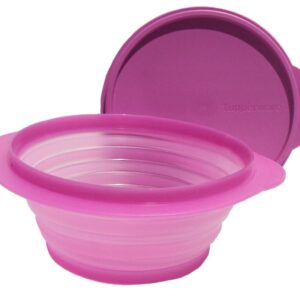 Tupperware FlatOut Flexible Storage Container 4 Cup Capacity Mulberry Purple