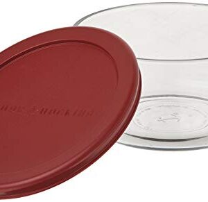 Anchor Hocking 4 Cup Food Storage Containers with Red Lids (3)