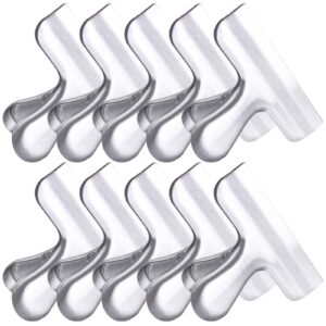 z zicome heavy duty thicker stainless steel chip bag clips clamps, 3-inch (8 pack)