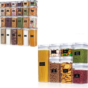 vtopmart 24+7 pcs airtight food storage containers sets